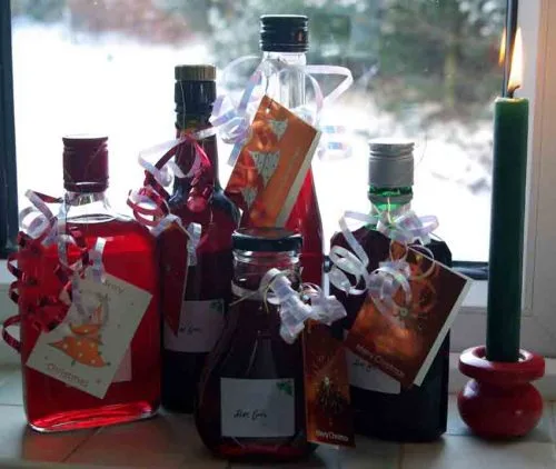 Bottles of Sloe Gin Blog Gardening Software
