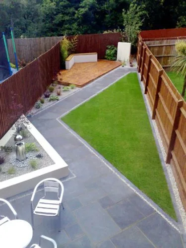 Triangular Landscaping For Small Areas