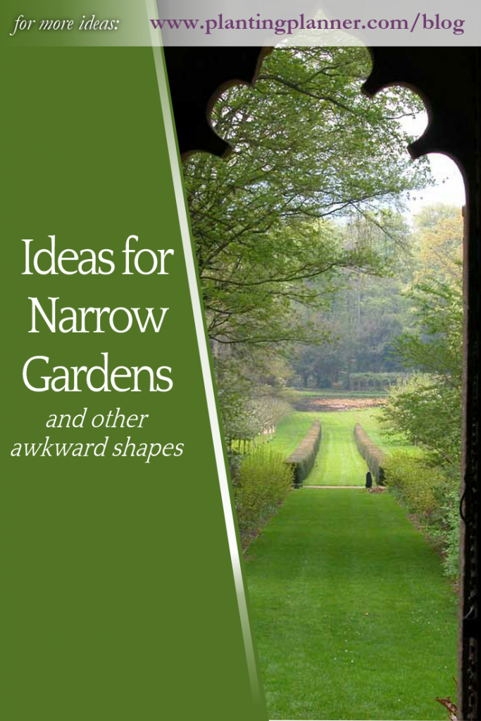 Ideas for Narrow Gardens from Weatherstaff landscaping design software