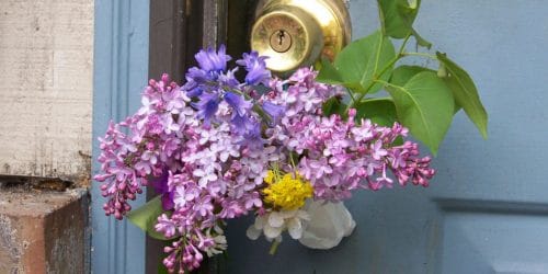 May Day baskets or posies from the Weatherstaff garden design software blog