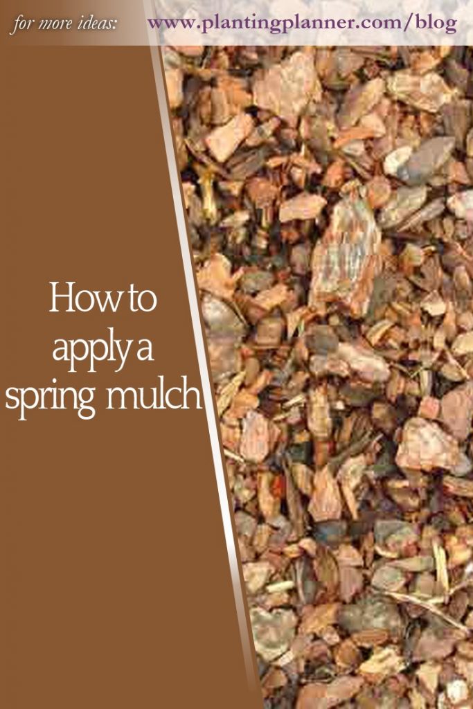 How to apply a spring mulch - from Weatherstaff garden design software