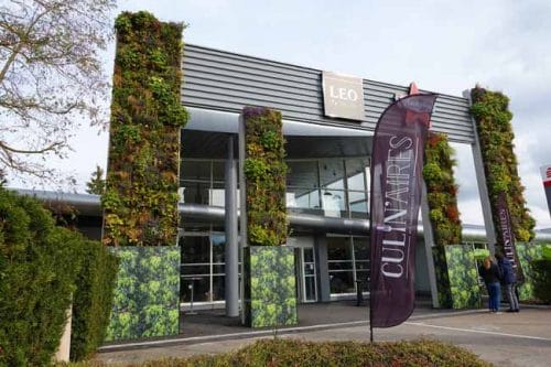 Living wall at the motorway services in France- from the Weatherstaff PlantingPlanner