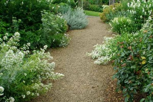 Garden borders creating symmetry