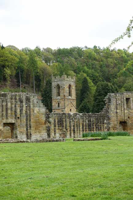 Ruined priory buildings